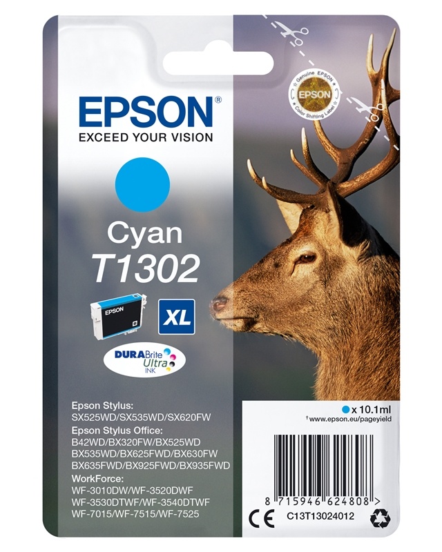Epson Stag Enpack cyan T1302 DURABrite Ultra-bläck