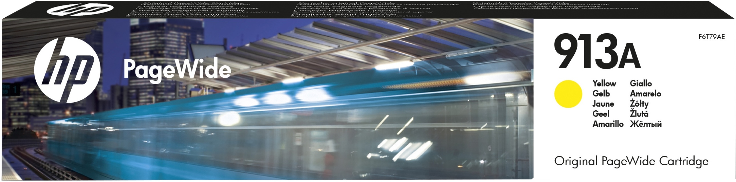 HP 913A bläckpatroner Original Standardavkastning Gul