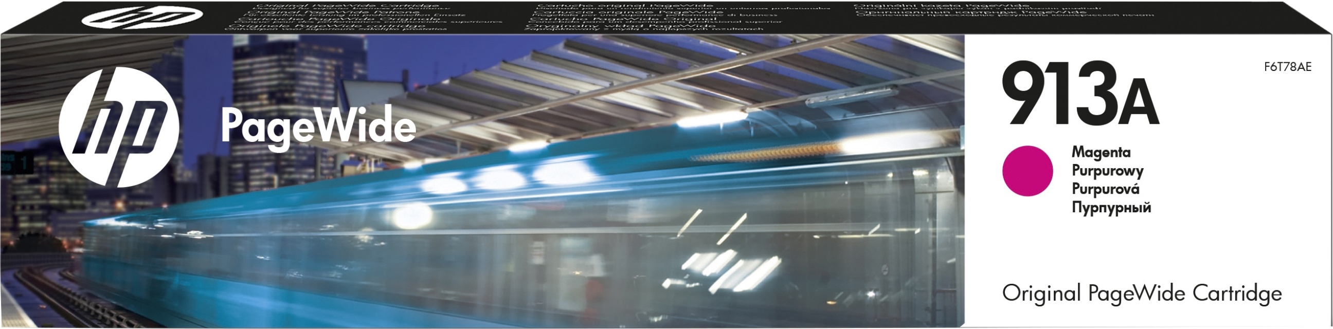 HP 913A bläckpatroner Original Standardavkastning Magenta