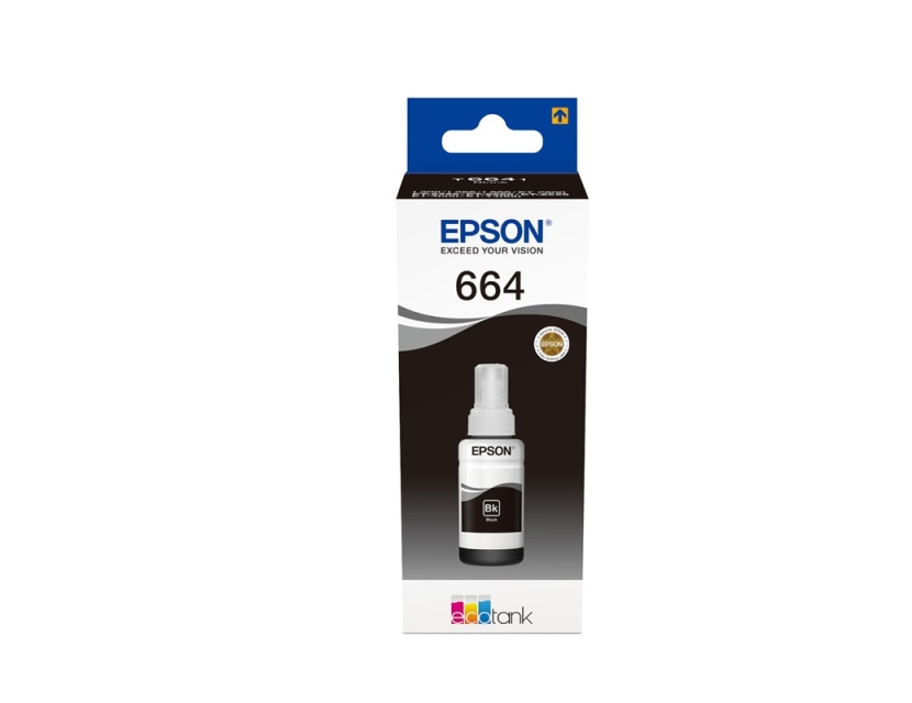 Epson Blæk C13T664140 664 Ecotank Sort