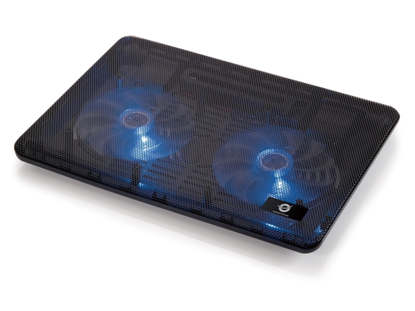 Conceptronic CNBCOOLPAD2F kylningsdynor för bärbara datorer 43,2 cm (17") Svart