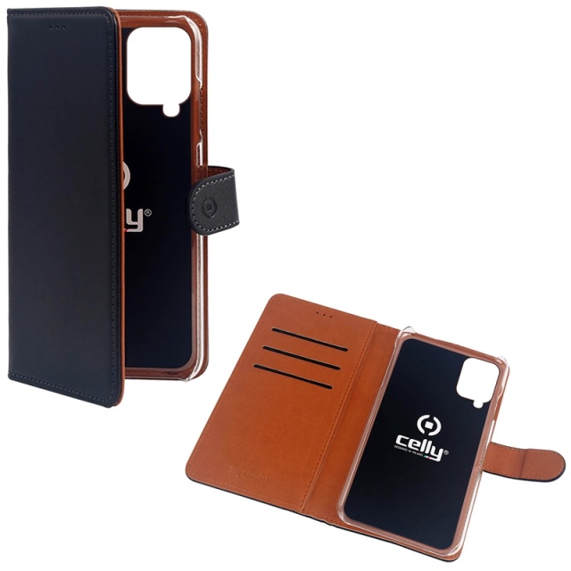 Celly Wally WALLY945 Beskyttelsescover Sort Samsung Galaxy A12