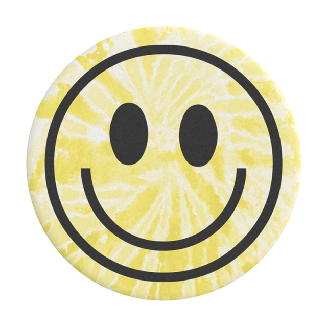 POPSOCKETS Tie Dye Smiley Aftageligt Greb m. Standerfunktion