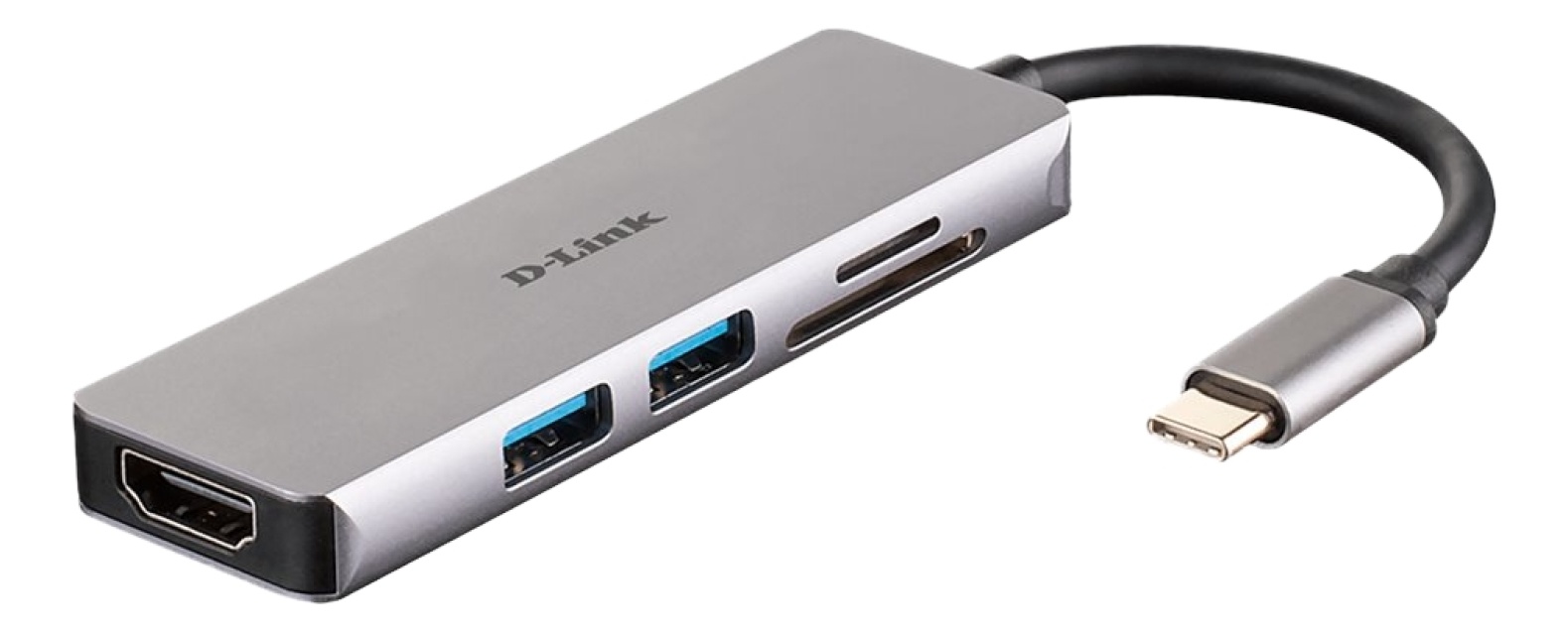 5-in-1 USB-C Hub with HDMI and SD/microSD Card Reader