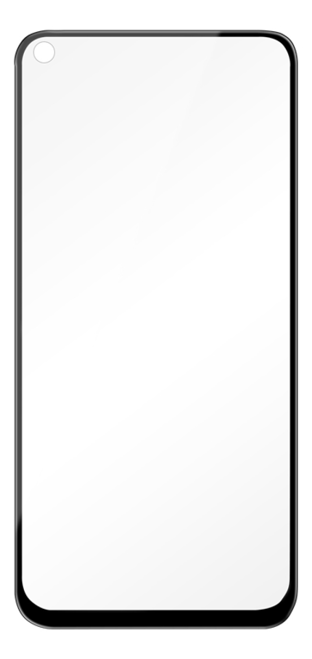 LDELTACO screen protector for Huawei P40 Lite, 2.5D glass, full scr