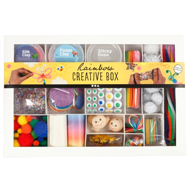 Colortime Kreativ ask, Regnbåge, 1 set