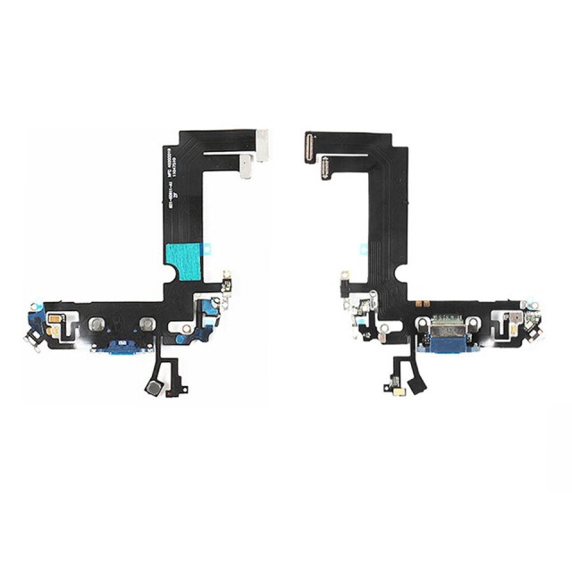 Opladningsstik med flex til iPhone 12 Mini, Blå