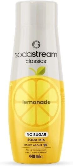 Sodastream Lemonade No Sugar 440ml, Giver ca. 9 liter færdig drik