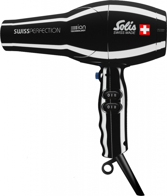Solis Swiss Perfection 440 Sort Hårtørrer