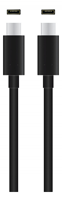 QNECT Thunderbolt 3 male - USB type C male, 0.5m