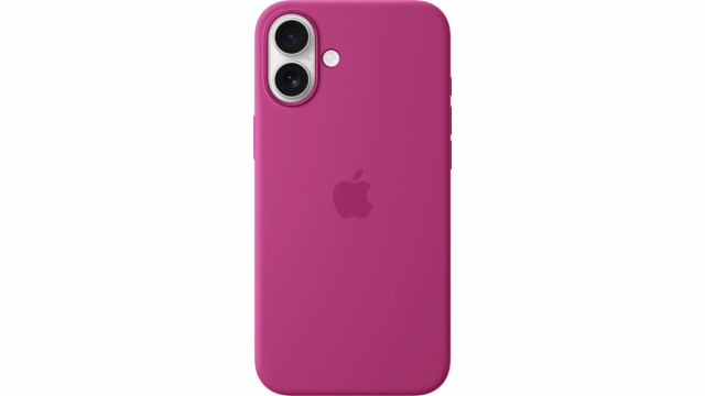 Apple iPhone 16 Plus Silicone Case with MagSafe - Fuchsia
