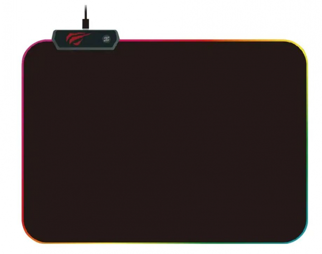 Havit MP903 RGB-gamingmusemåtte, skridsikker - Sort