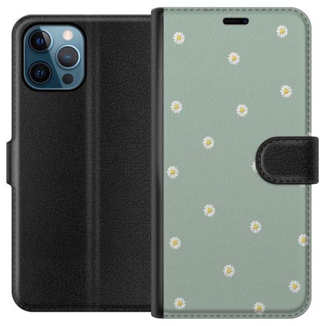 Tegnebogsetui til Apple iPhone 12 Pro Max med Præstekrave motiv