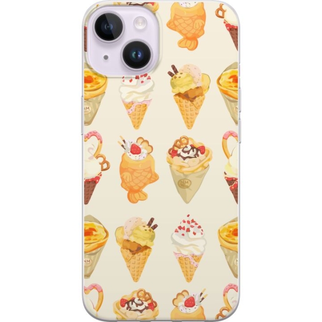 Mobilcover til Apple iPhone 14 med Glasagtigt motiv