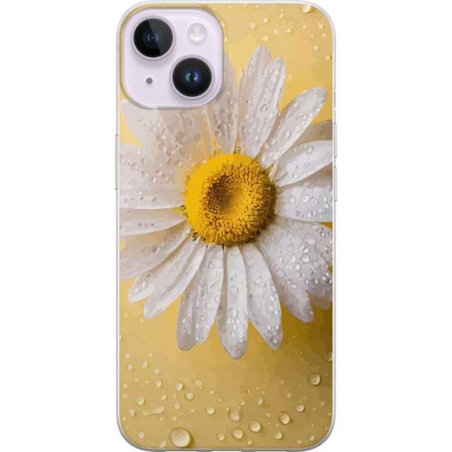 Mobilcover til Apple iPhone 14 Plus med Porcelænsblomst motiv