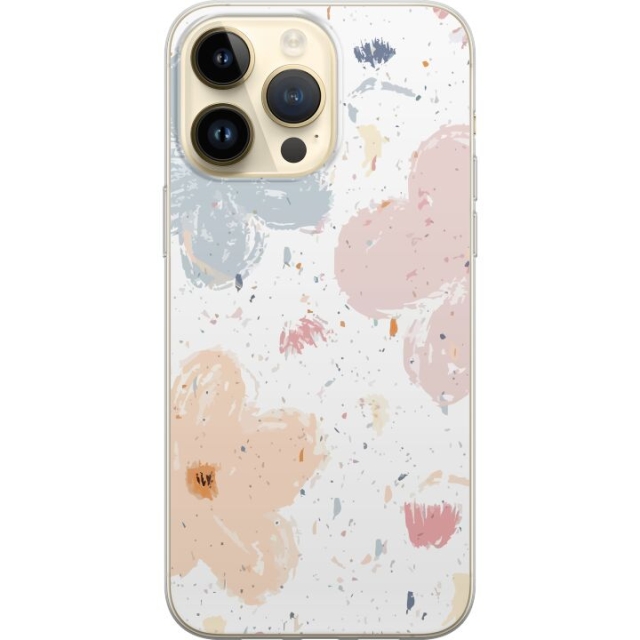 Mobilcover til Apple iPhone 15 Pro Max med Blomster motiv