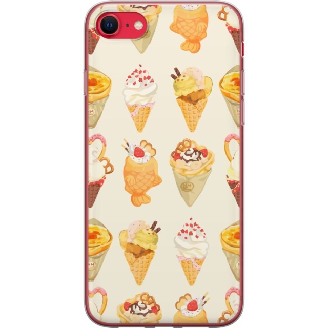 Mobilcover til Apple iPhone SE (2020) med Glasagtigt motiv