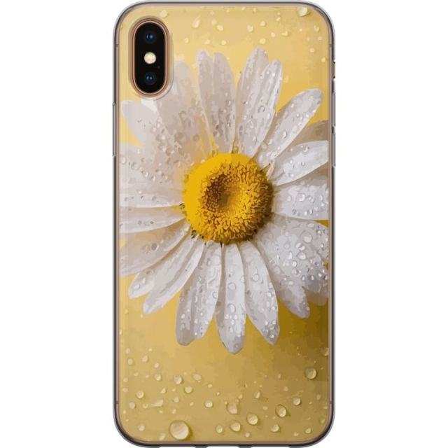 Mobilcover til Apple iPhone XS Max med Porcelænsblomst motiv