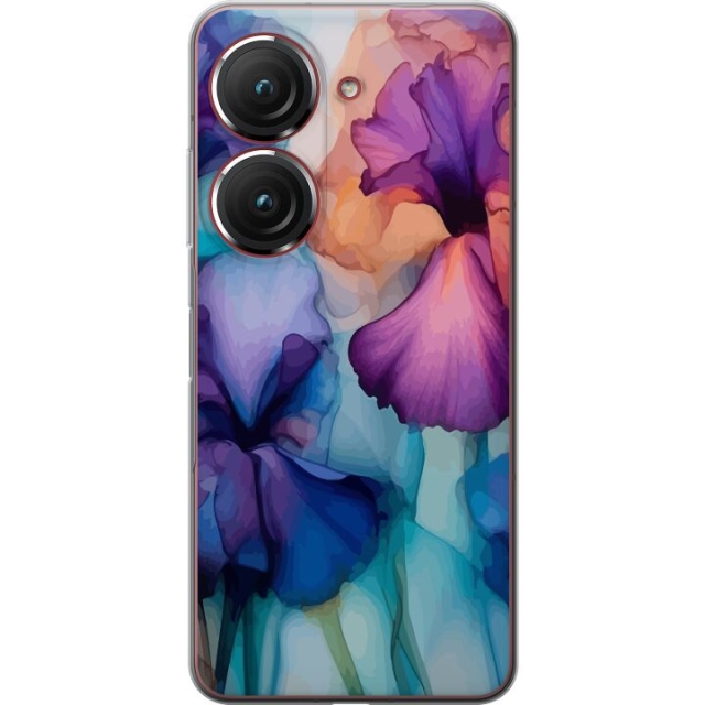 Mobilcover til Asus Zenfone 9 med Magiske blomster motiv