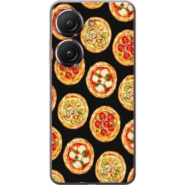 Mobilcover til Asus Zenfone 9 med Pizza motiv