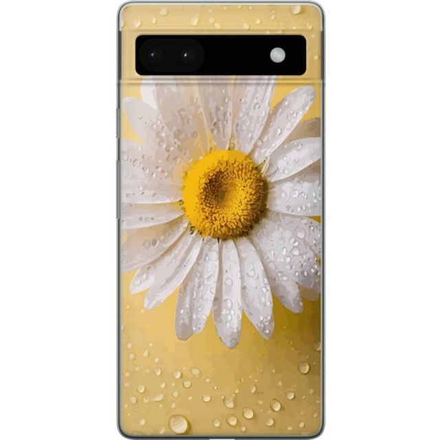 Mobilcover til Google Pixel 6a med Porcelænsblomst motiv