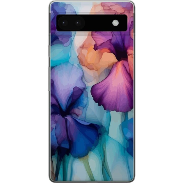 Mobilcover til Google Pixel 6a med Magiske blomster motiv