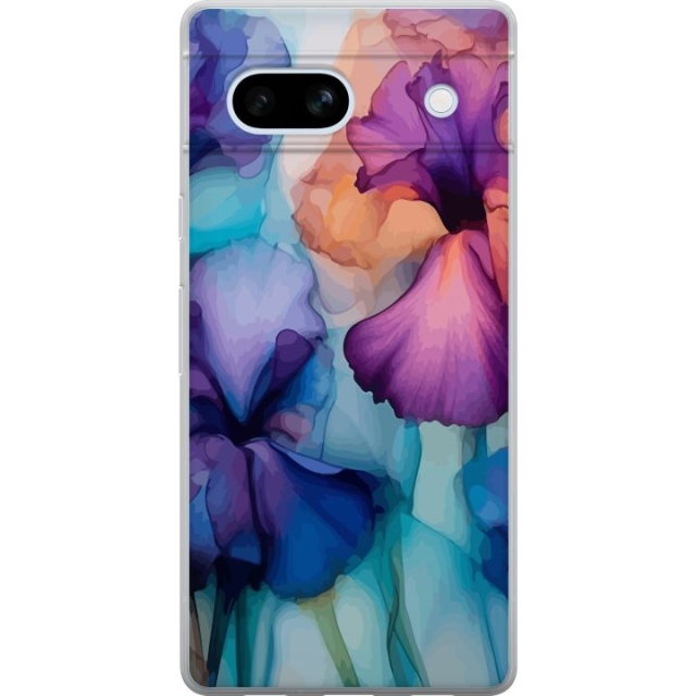 Mobilcover til Google Pixel 7a med Magiske blomster motiv