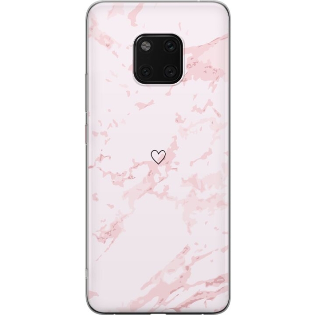 Mobilcover til Huawei Mate 20 Pro med Rosa Hjerte motiv