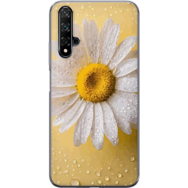 Mobilcover til Huawei nova 5T med Porcelænsblomst motiv