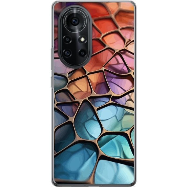 Mobilcover til Huawei nova 8 Pro med Metallict mønster motiv