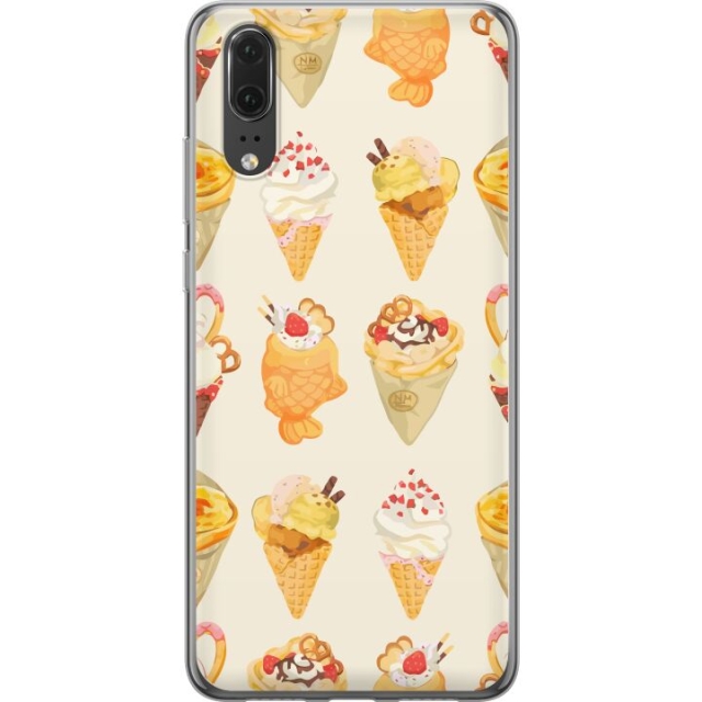 Mobilcover til Huawei P20 med Glasagtigt motiv