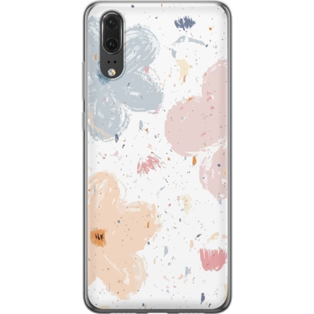 Mobilcover til Huawei P20 med Blomster motiv