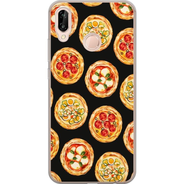 Mobilcover til Huawei P20 lite med Pizza motiv