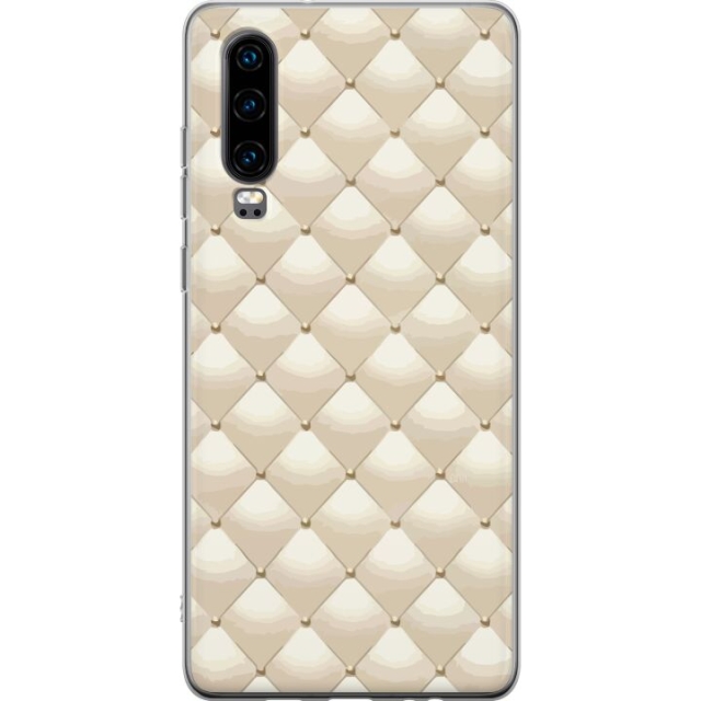 Mobilcover til Huawei P30 med Guldglans motiv