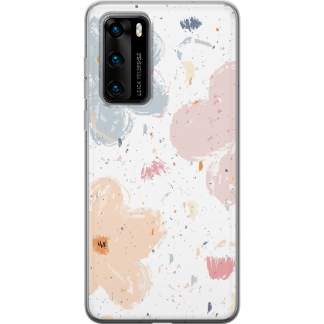 Mobilcover til Huawei P40 med Blomster motiv