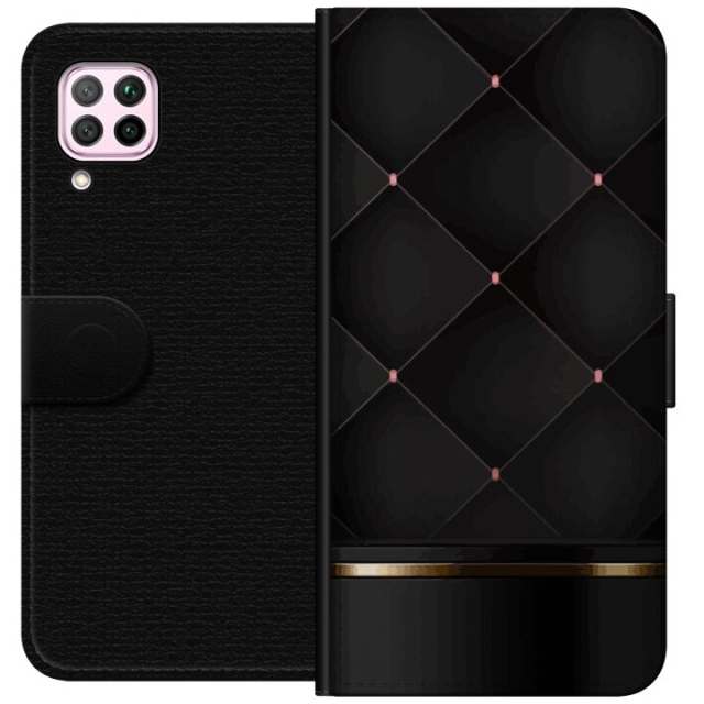 Tegnebogsetui til Huawei P40 lite med Luksuslinje motiv