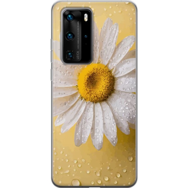 Mobilcover til Huawei P40 Pro med Porcelænsblomst motiv