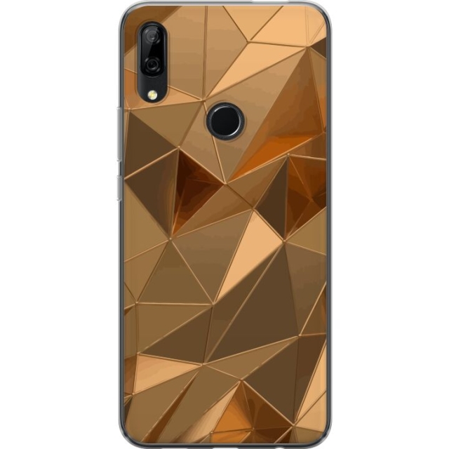 Mobilcover til Huawei P Smart Z med 3D Guld motiv