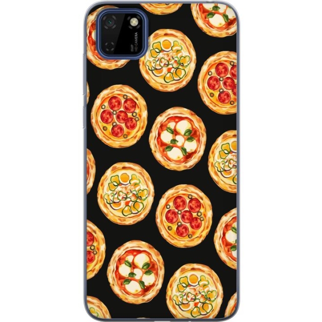 Mobilcover til Huawei Y5p med Pizza motiv