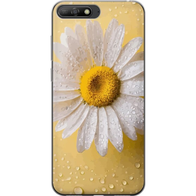 Mobilcover til Huawei Y6 (2018) med Porcelænsblomst motiv