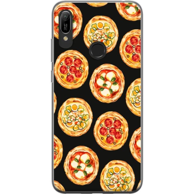 Mobilcover til Huawei Y6 (2019) med Pizza motiv