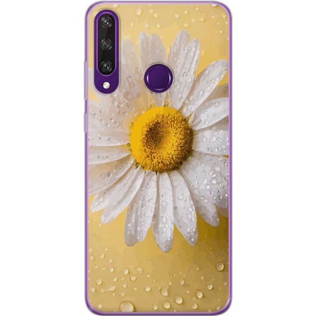 Mobilcover til Huawei Y6p med Porcelænsblomst motiv