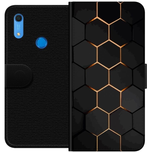 Tegnebogsetui til Huawei Y6s (2019) med Luksuriøst Mønster motiv