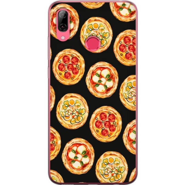 Mobilcover til Huawei Y7 (2019) med Pizza motiv