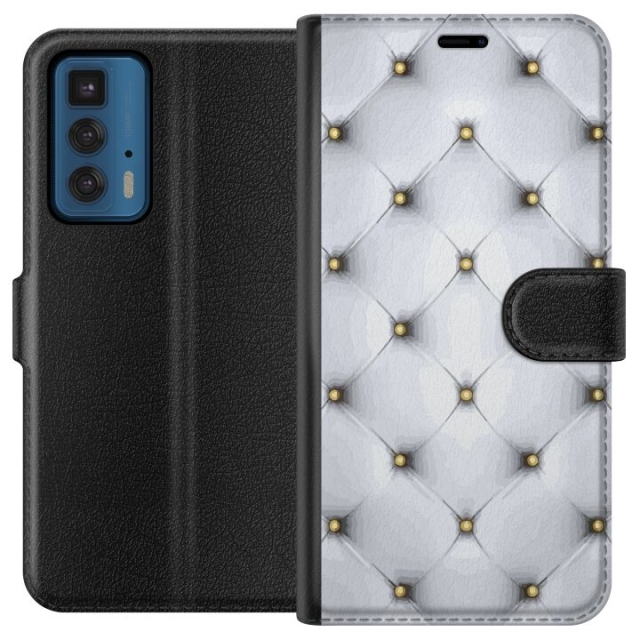 Tegnebogsetui til Motorola Edge 20 Pro med Luksuriøst motiv