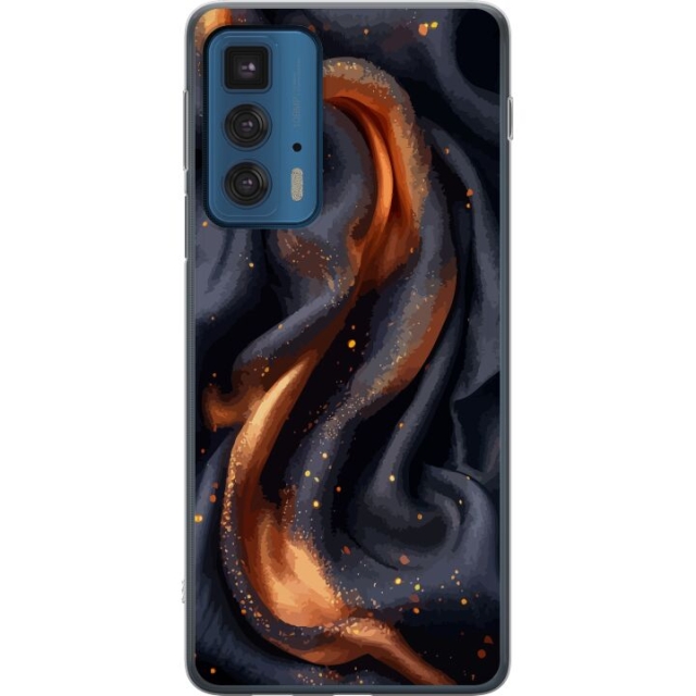 Mobilcover til Motorola Edge 20 Pro med Brandigt silke motiv