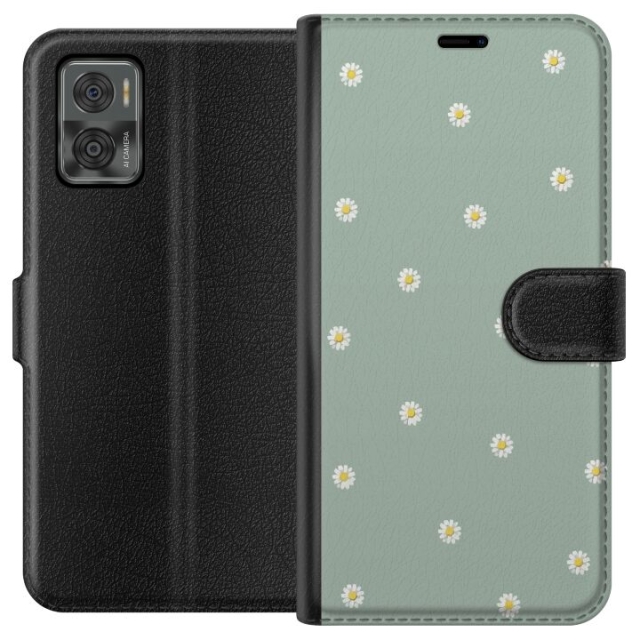 Tegnebogsetui til Motorola Moto E22i med Præstekrave motiv