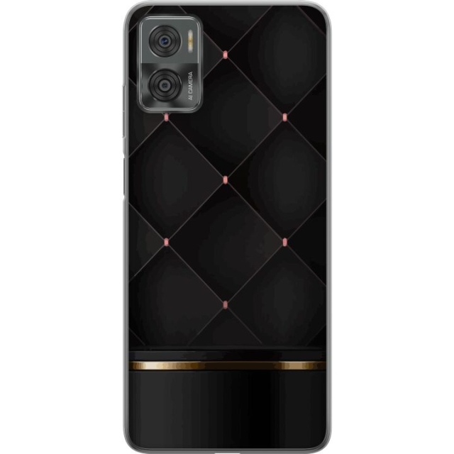 Mobilcover til Motorola Moto E22i med Luksuslinje motiv