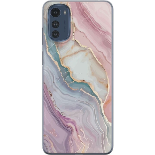 Mobilcover til Motorola Moto E32s med Marmor motiv