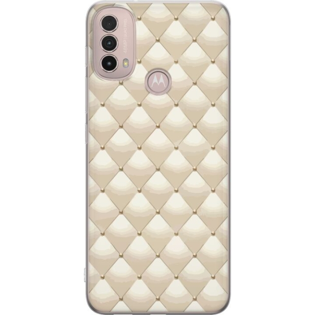 Mobilcover til Motorola Moto E40 med Guldglans motiv